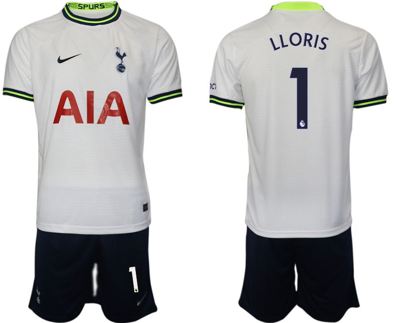Men 2022-2023 Club Tottenham Hotspur home white #1 Soccer Jersey->customized soccer jersey->Custom Jersey